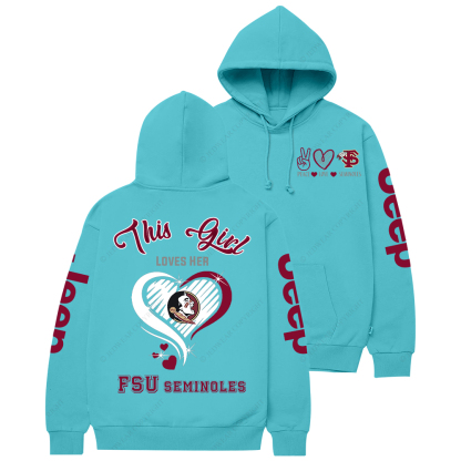 This Girl Loves Her FSU Seminoles Jp Casual Hoodie