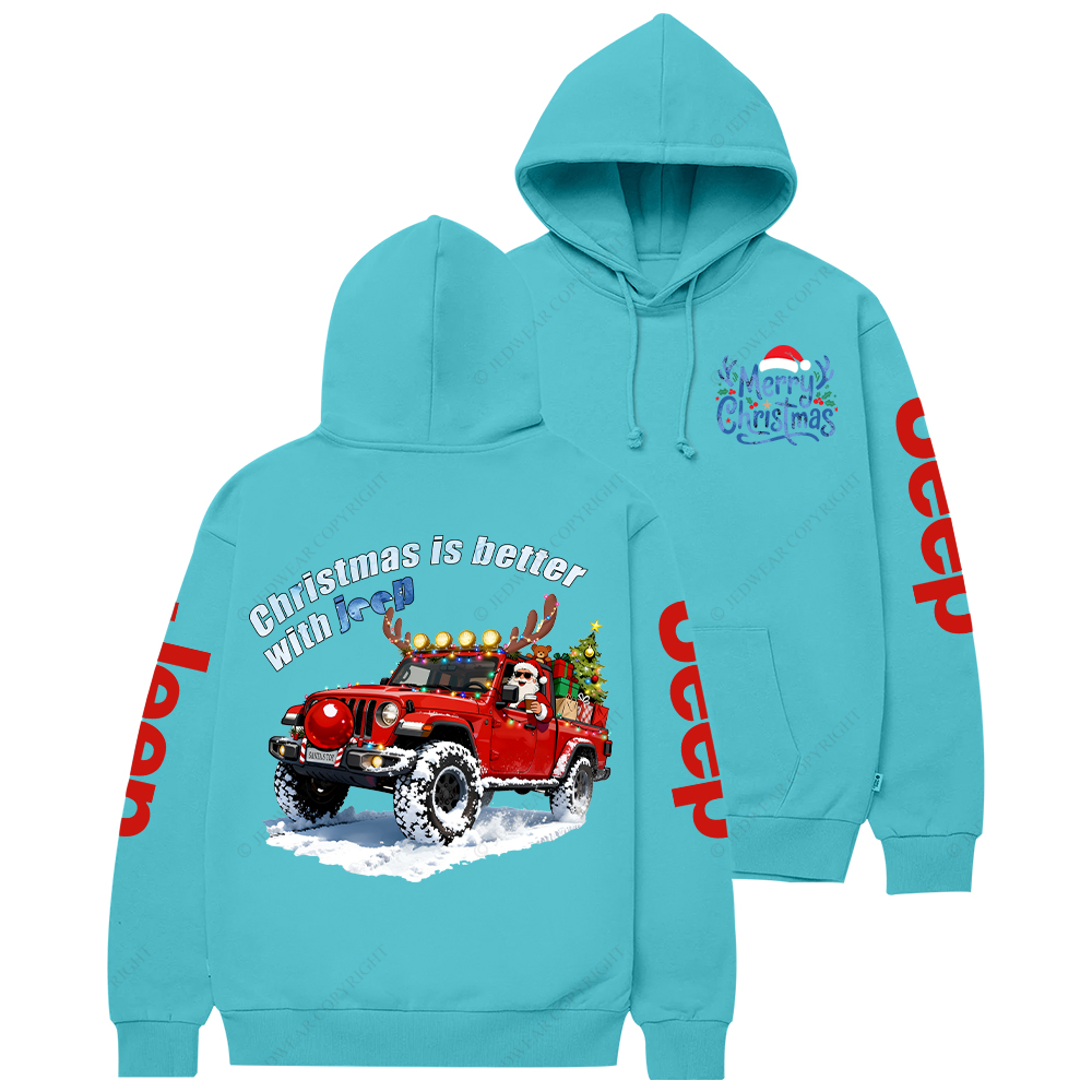 Christmas Is Better With Car Jp Casual Hoodie