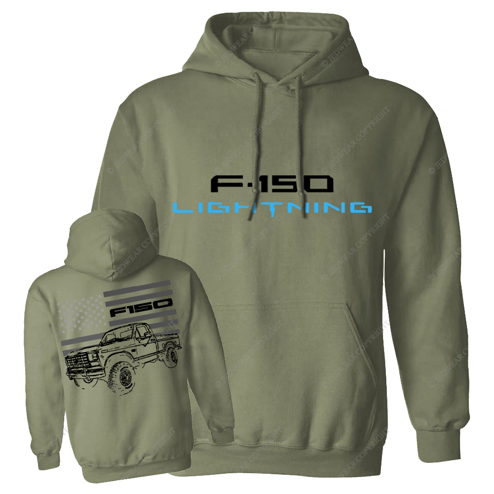 1986 F150 Lariat Vintage Pickup Truck  FJ Casual Hoodie