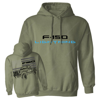 1986 F150 Lariat Vintage Pickup Truck  FJ Casual Hoodie