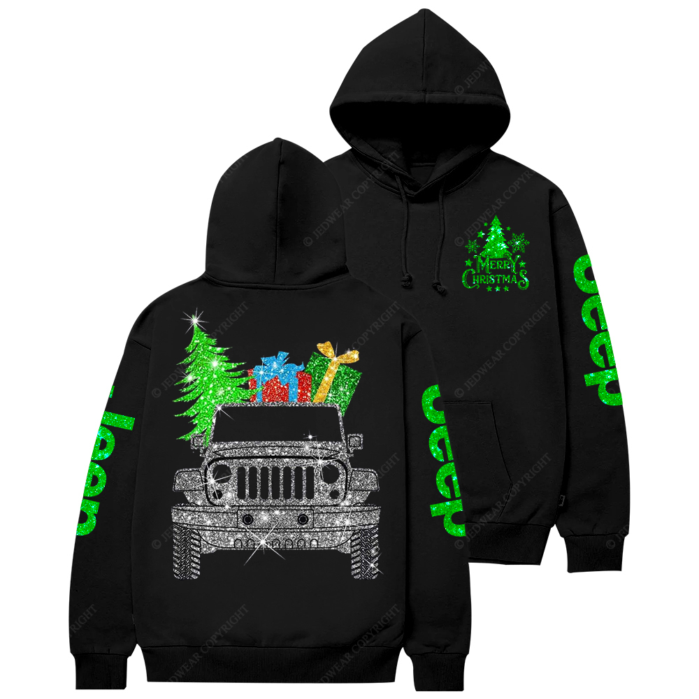 Merry Christmas Bling Jp Casual Hoodie