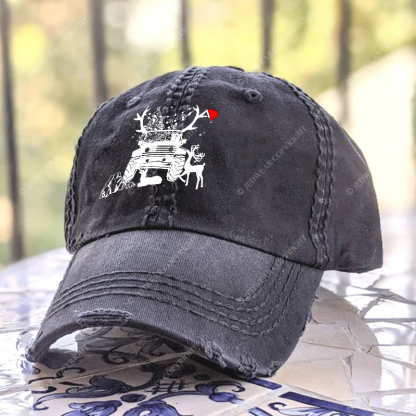 Christmas American Off Road 4x4 Car Jp Baseball Cap