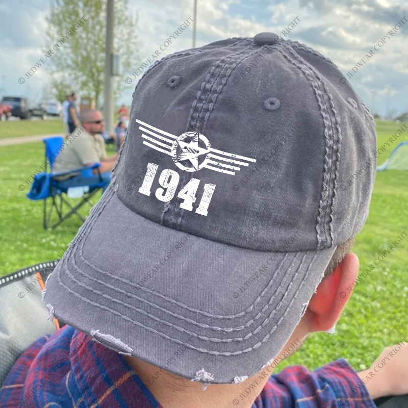 Since 1941 Military Star Rectangle Time Jp Baseball Cap
