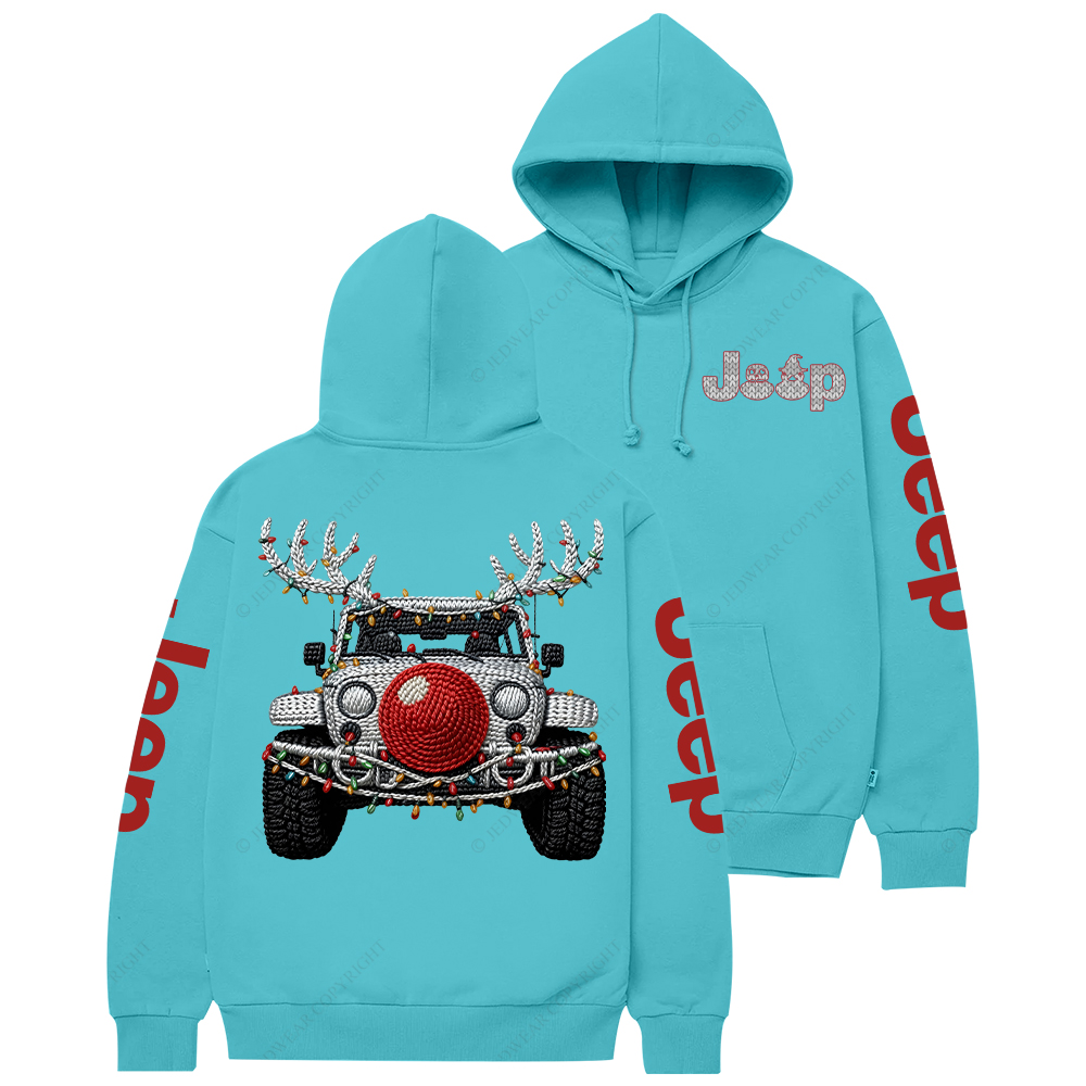 Grey Trendy Christmas Crochet Pattern Jp Casual Hoodie