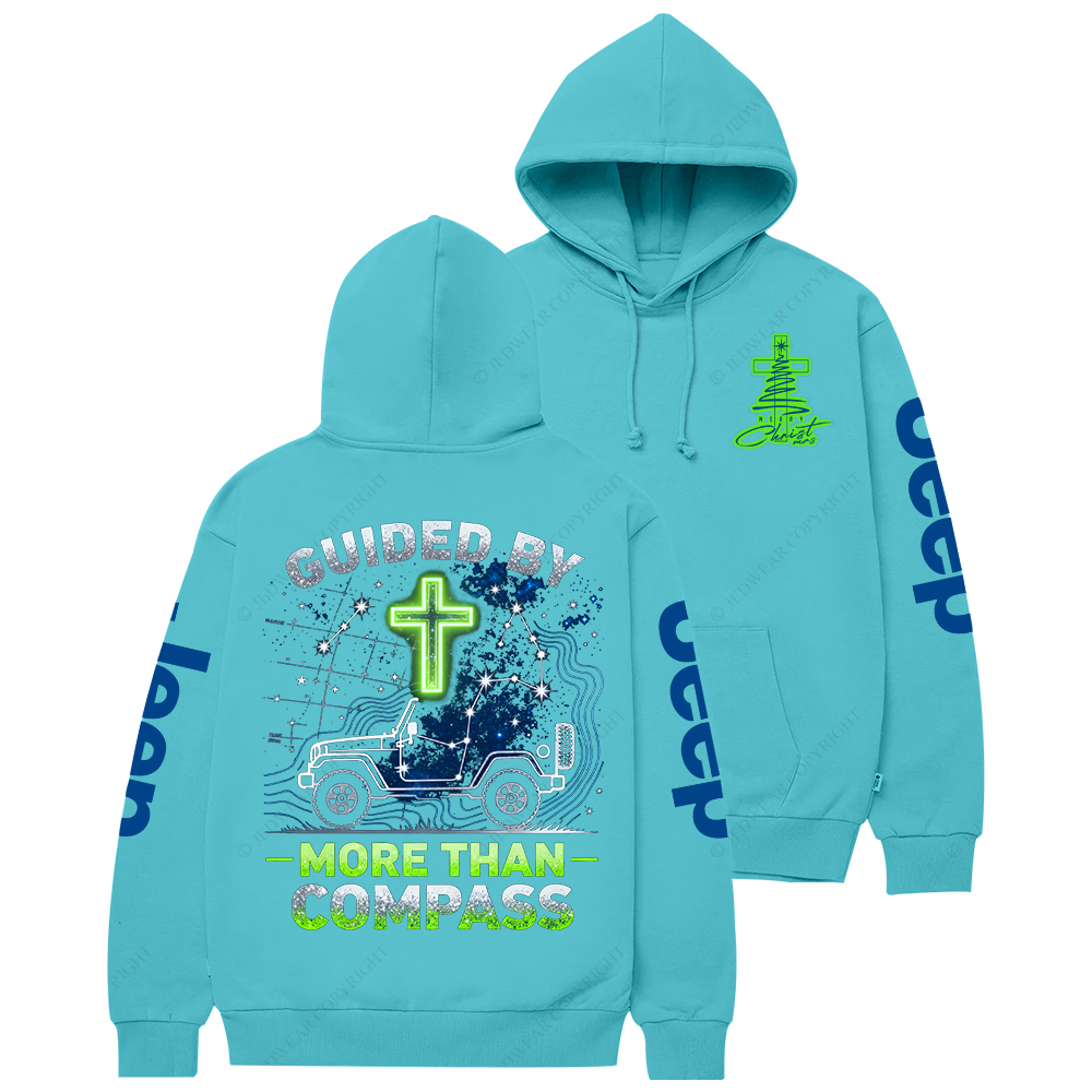 Guide By More Than Compass Jesus Jp Casual Hoodie