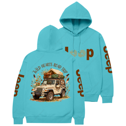 Wild Hearts Road Trip Jp Casual Hoodie