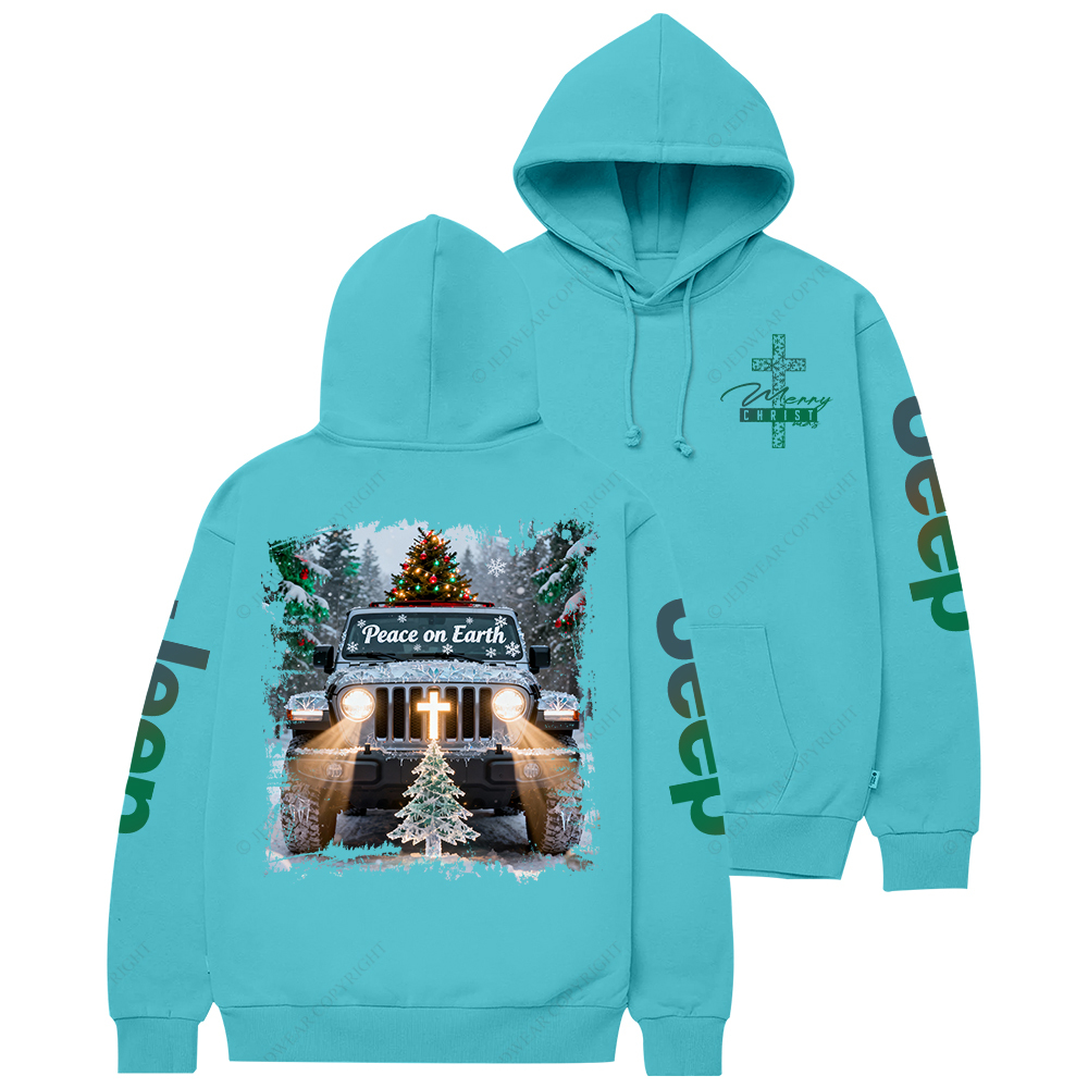 Merry Christmas Peace On Earth Jp Casual Hoodie