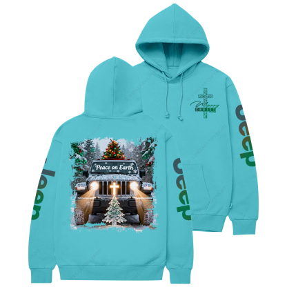 Merry Christmas Peace On Earth Jp Casual Hoodie
