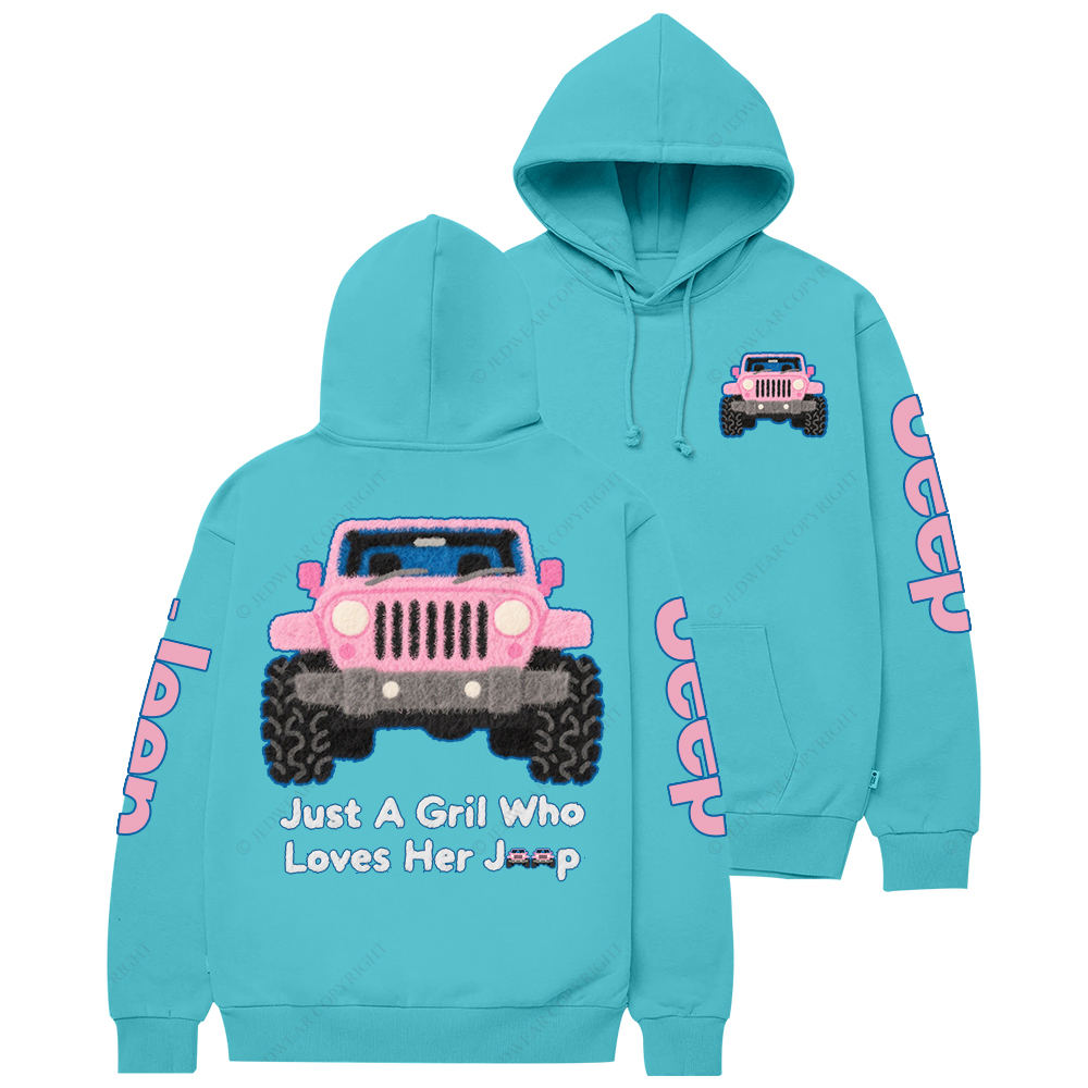 Just A Girl Who Loves A Car Jp Casual Hoodie