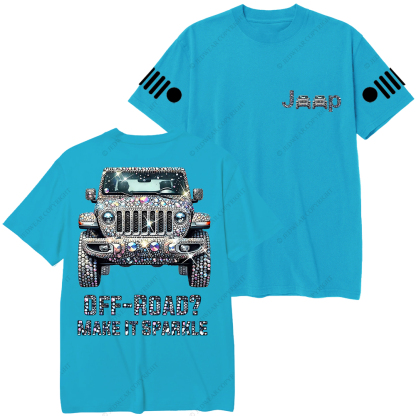 Bling Sparkle Rhinestone Car Glam Girl  Jp T-Shirt 