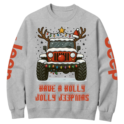 Off-Road Merry Christmas Jp Crew Neck Sweatshirt