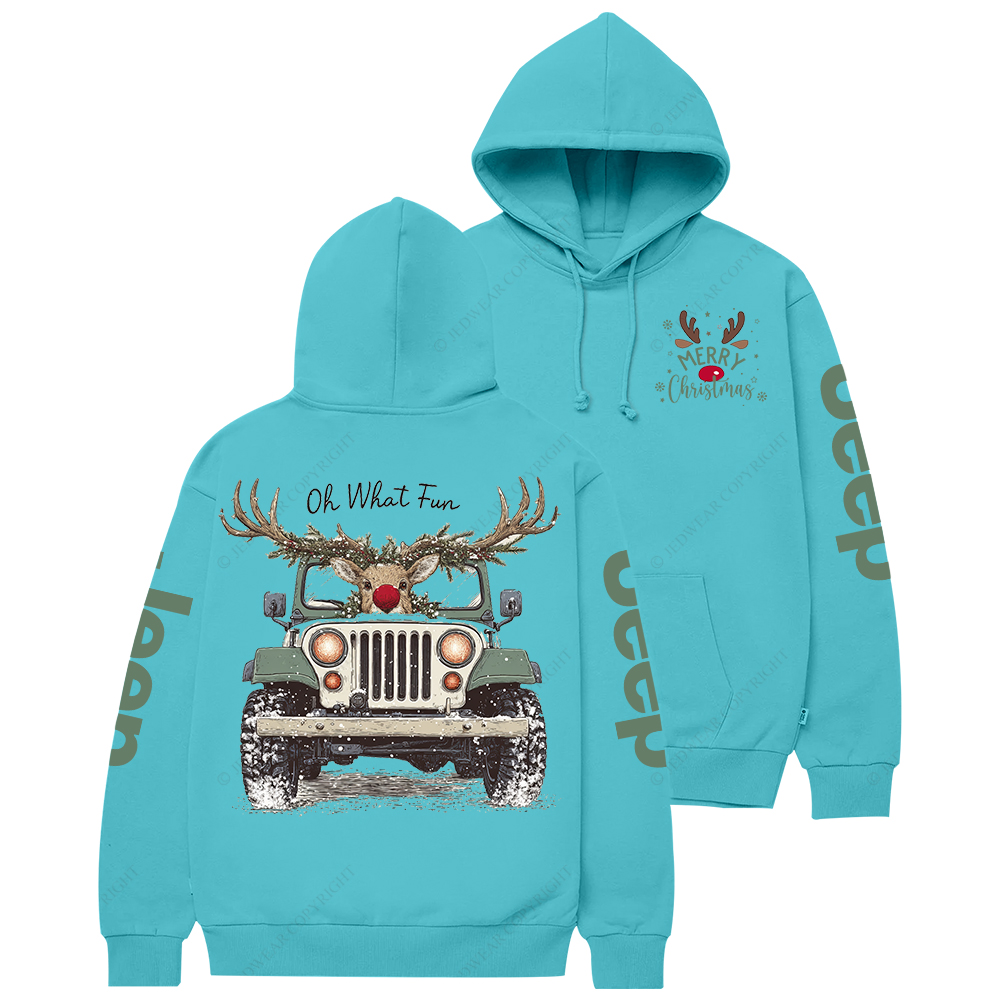 Oh What Fun Merry Christmas Jp Casual Hoodie
