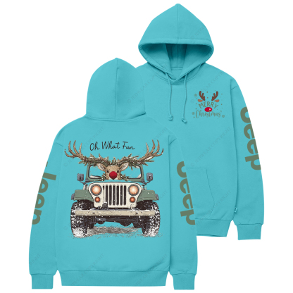 Oh What Fun Merry Christmas Jp Casual Hoodie