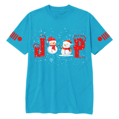 Merry Christmas Snowman Jp T-Shirt