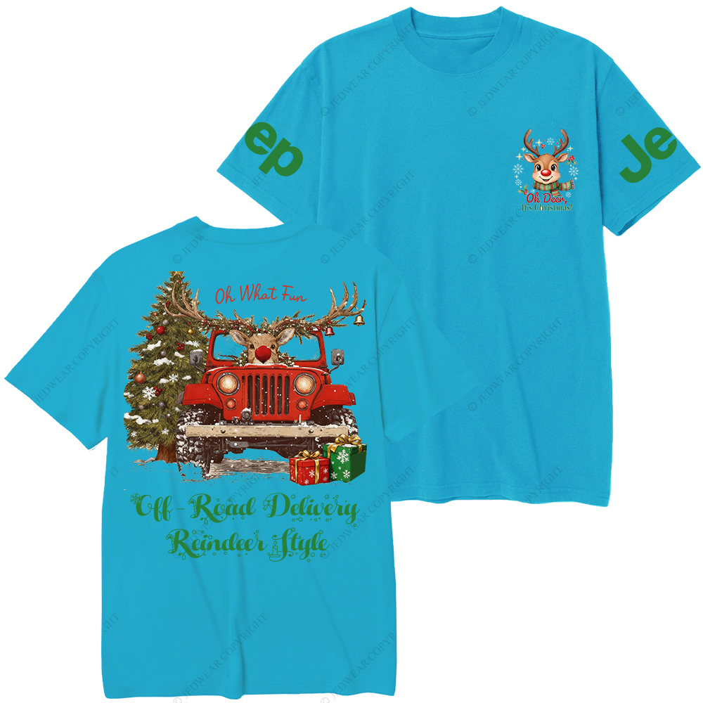 Off-Road Delivery Reindeer Style Merry Christmas Jp T-Shirt