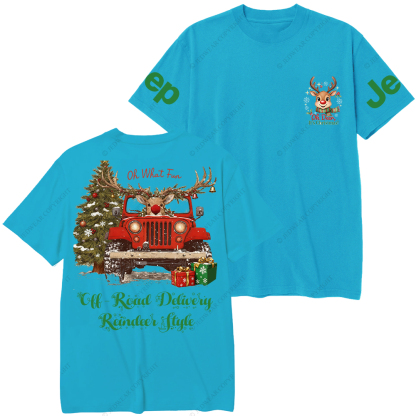 Off-Road Delivery Reindeer Style Merry Christmas Jp T-Shirt