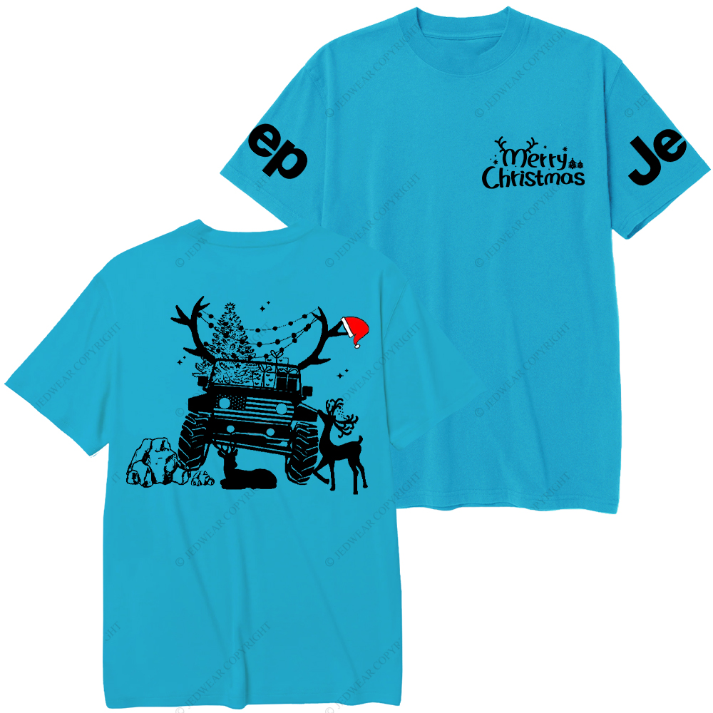 Christmas American Off Road 4x4 Car Jp T-Shirt
