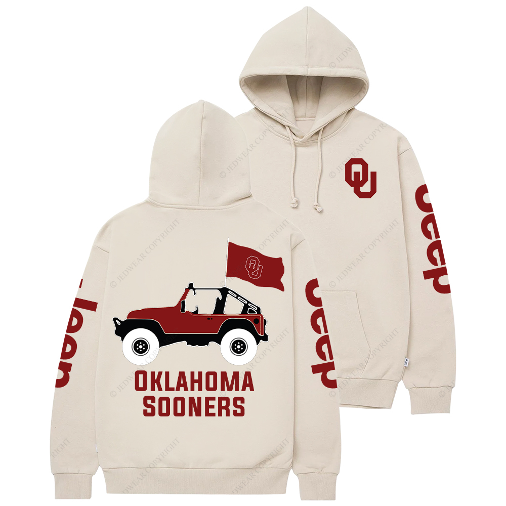 Oklahoma Sooners Football Jp Casual Hoodie