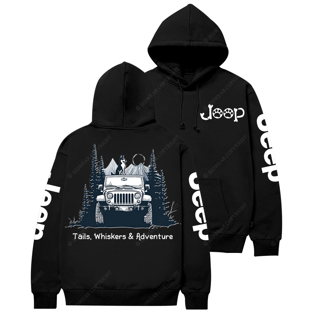 Tails Whiskers Adventure Jp Casual Hoodie