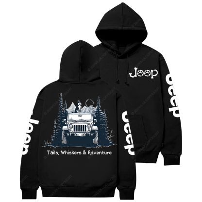 Tails Whiskers Adventure Jp Casual Hoodie