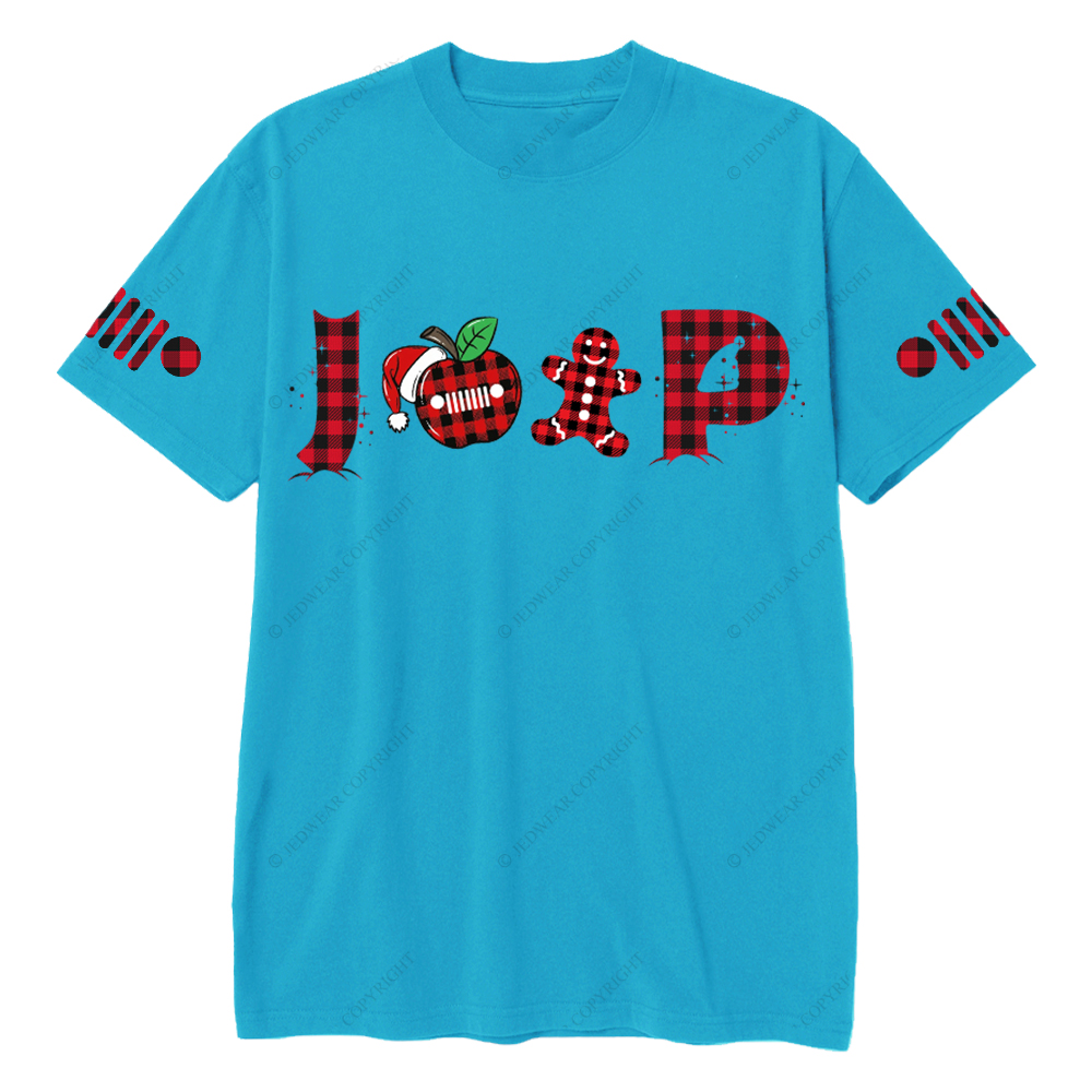 Merry Christmas Apple Gingerbread Man Jp T-Shirt