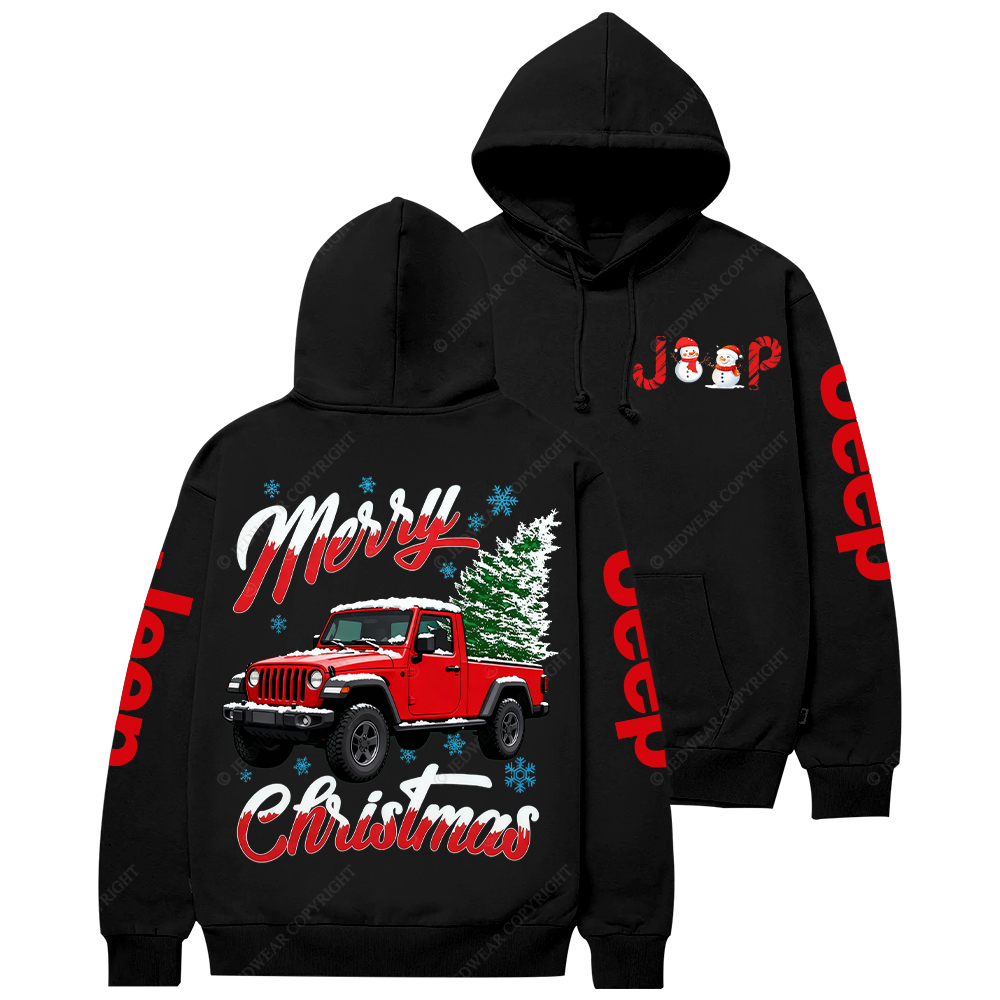 Merry Christmas And Tree Jp Casual Hoodie