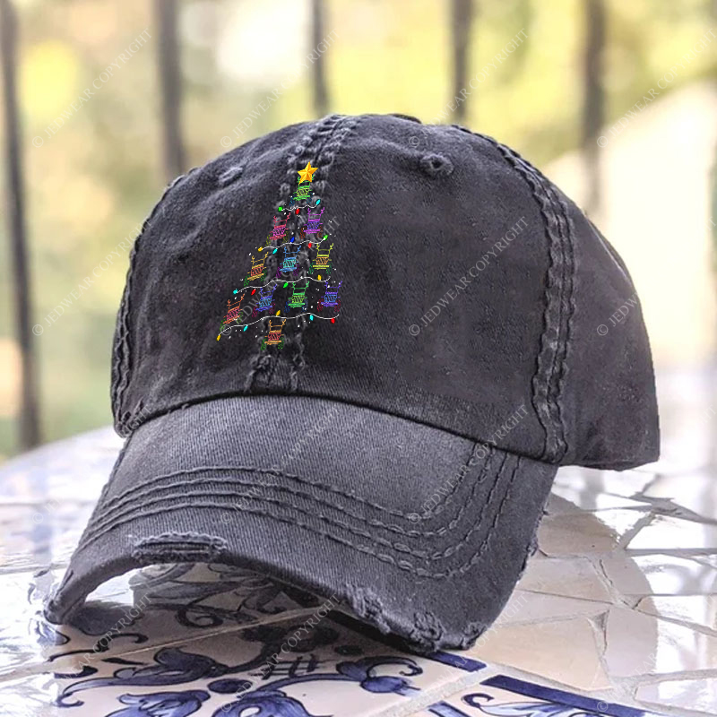 Bling Car Merry Christmas Jp Baseball Cap