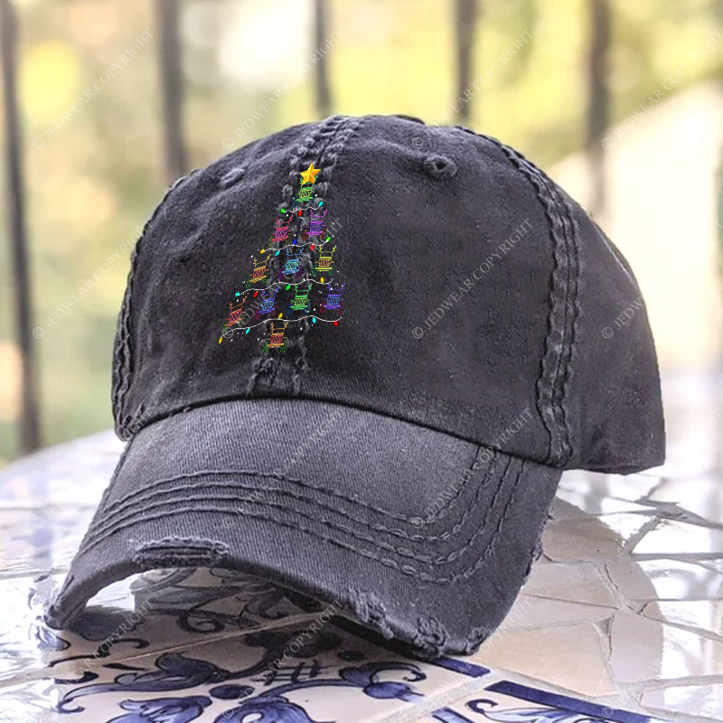 Bling Car Merry Christmas Jp Baseball Cap