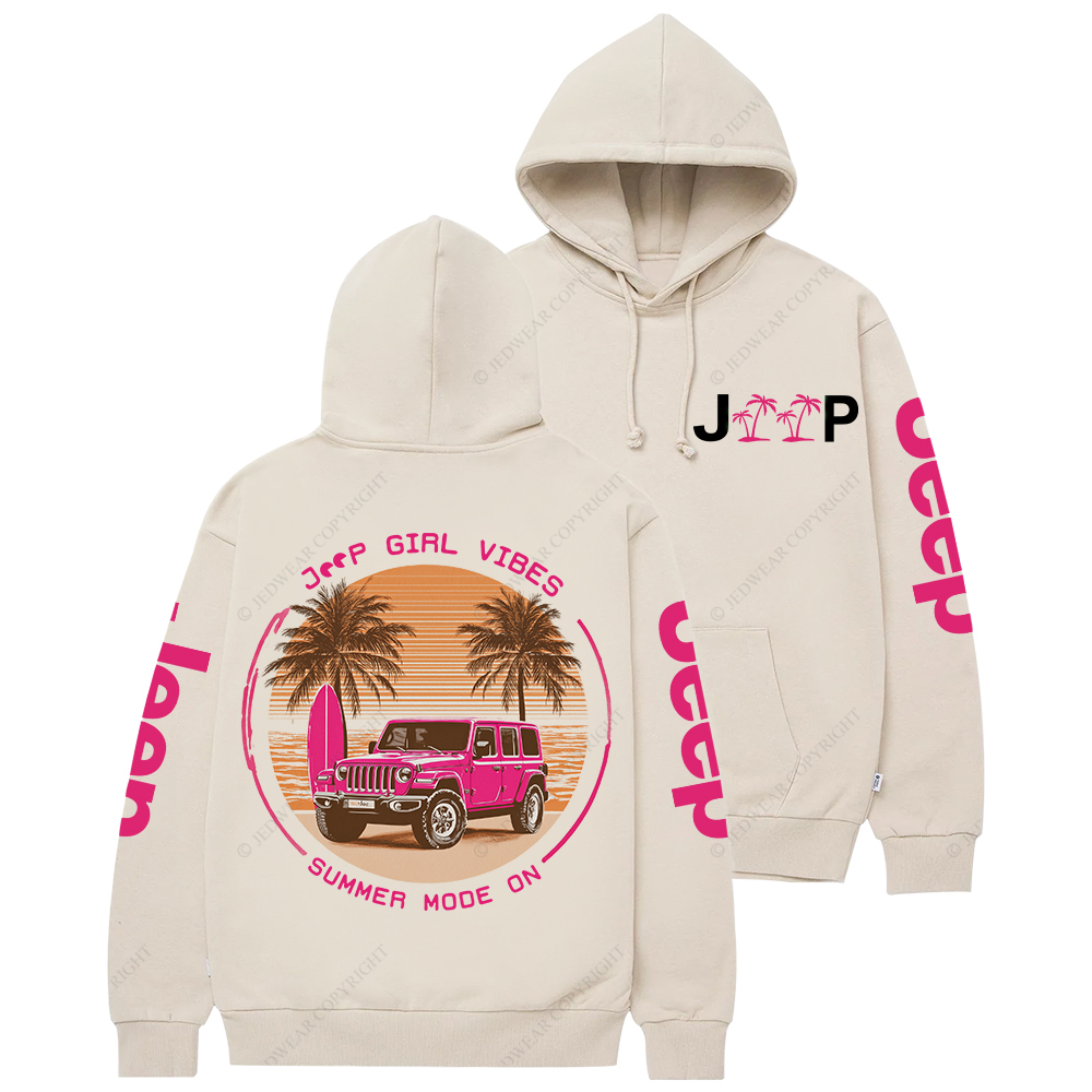 Car Girl Vibes Summer Mode On Jp Casual Hoodie