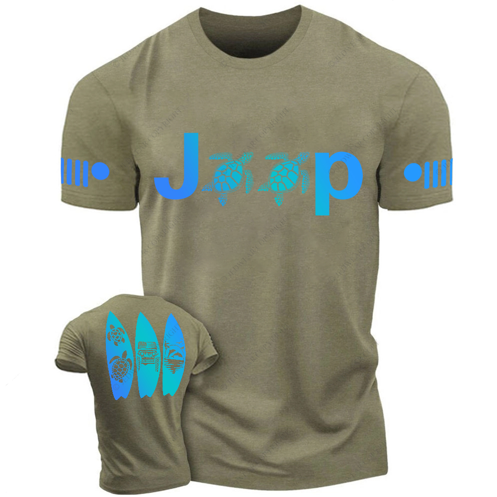 Beach Turtle Dolphin Jp T-Shirt
