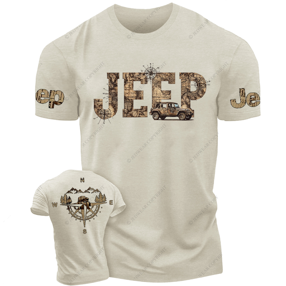 Vintage Style Compass Adventure Jp T-Shirt