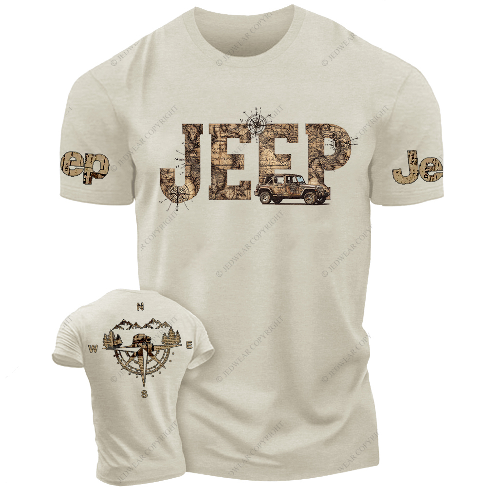 Vintage Style Compass Adventure Jp T-Shirt