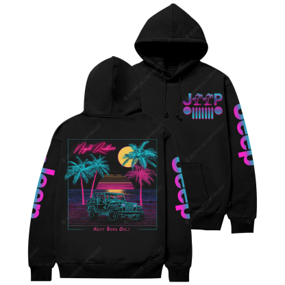 Night Rides Only Jp Casual Hoodie