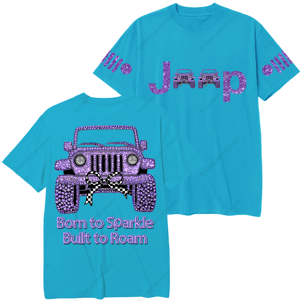 Girl Purple Car Bling Bling Jp T-Shirt