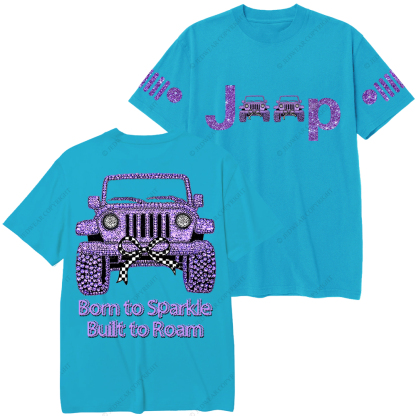 Girl Purple Car Bling Bling Jp T-Shirt