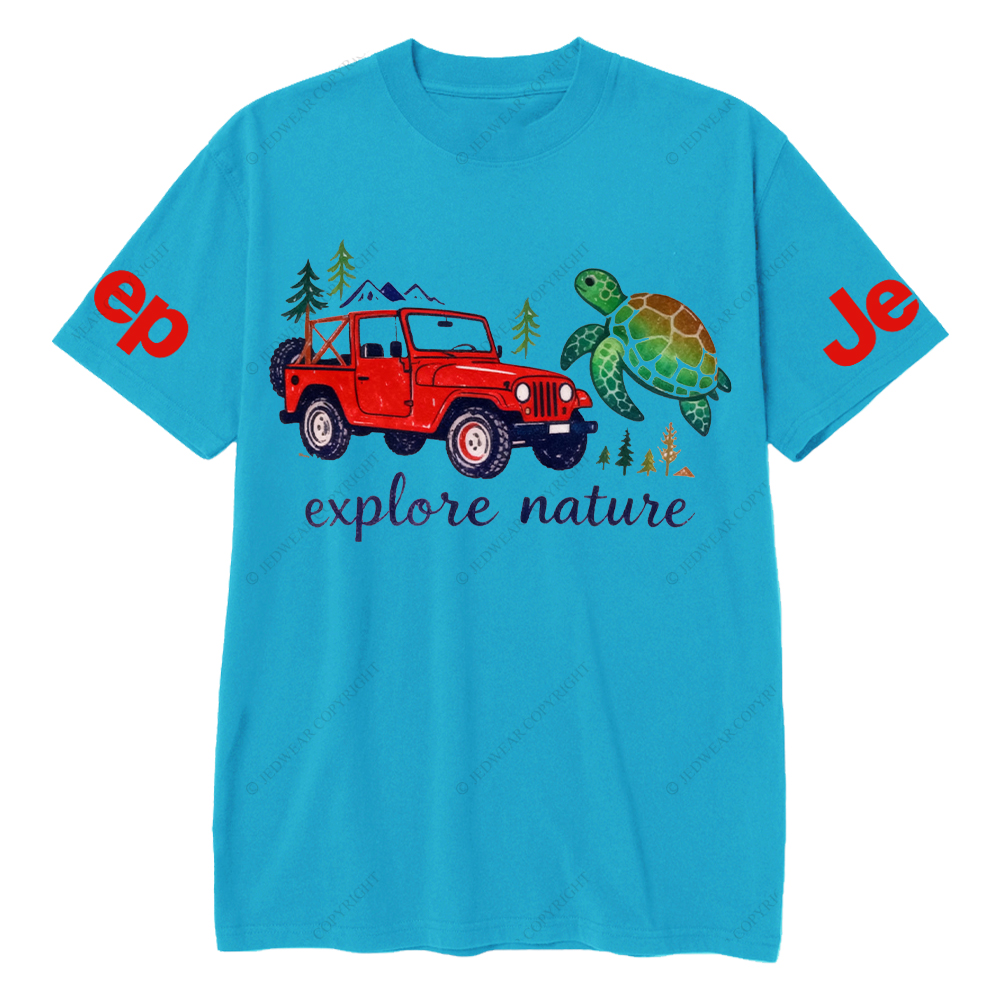 Explore Nature Turtle Ocean Jp T-Shirt