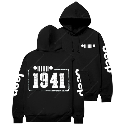 JP Created Times Since 1941 Vintage Style Jp Casual Hoodie