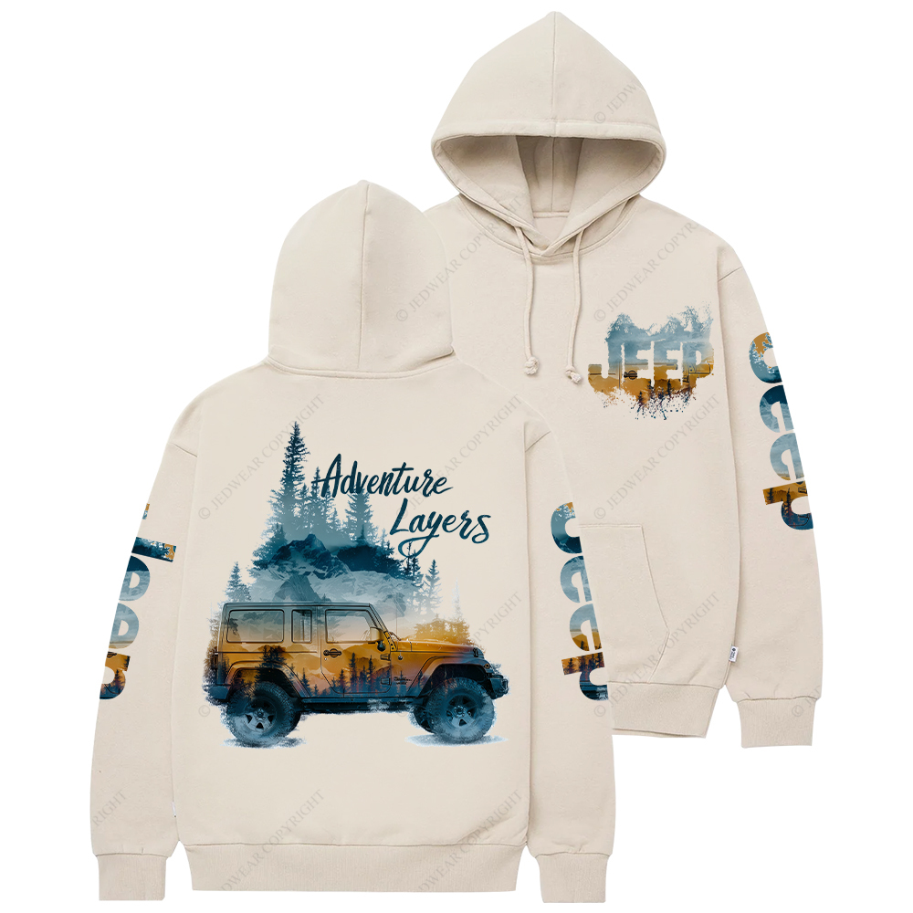 Adventure Layers Jp Casual Hoodie