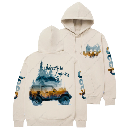 Adventure Layers Jp Casual Hoodie
