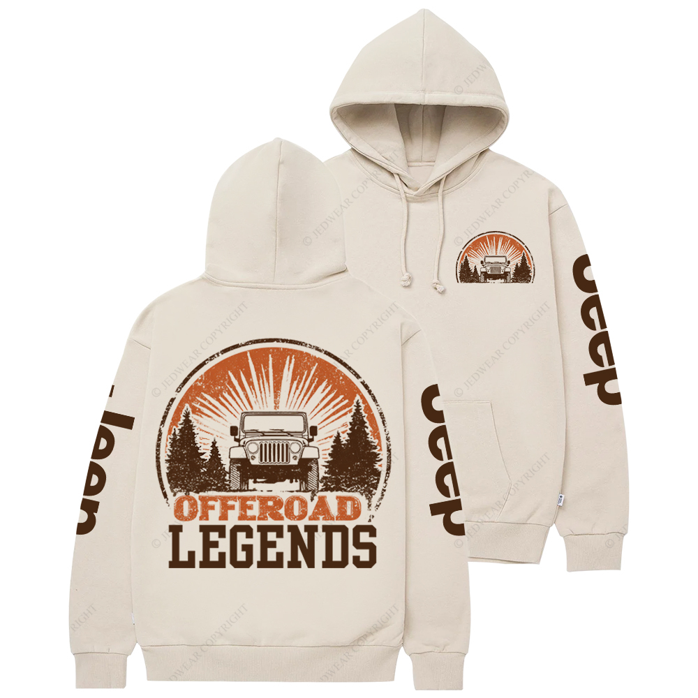Off Road legends Jp Casual Hoodie
