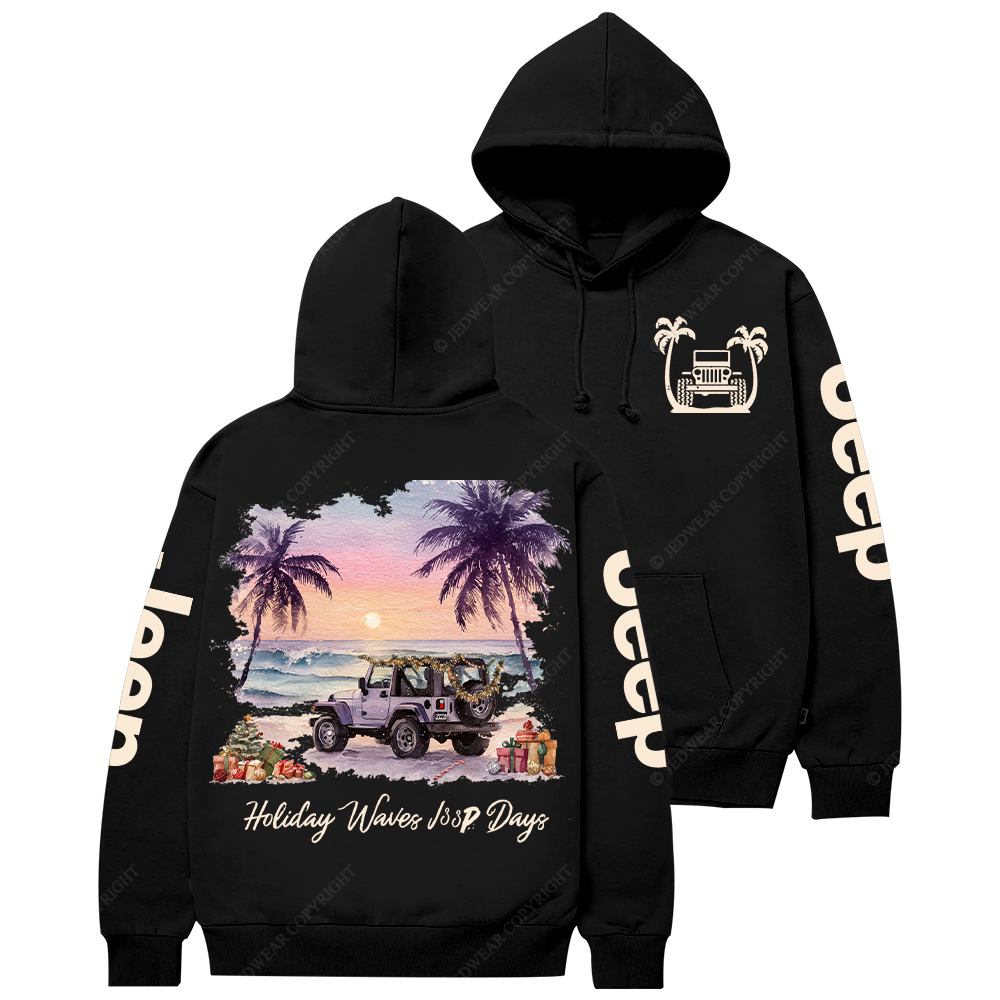 Holiday Waves Car Days Jp Casual Hoodie