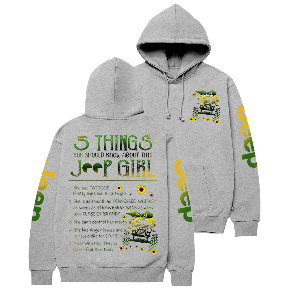 5 Things You Should Know About This Girl  Jp Casual Hoodie