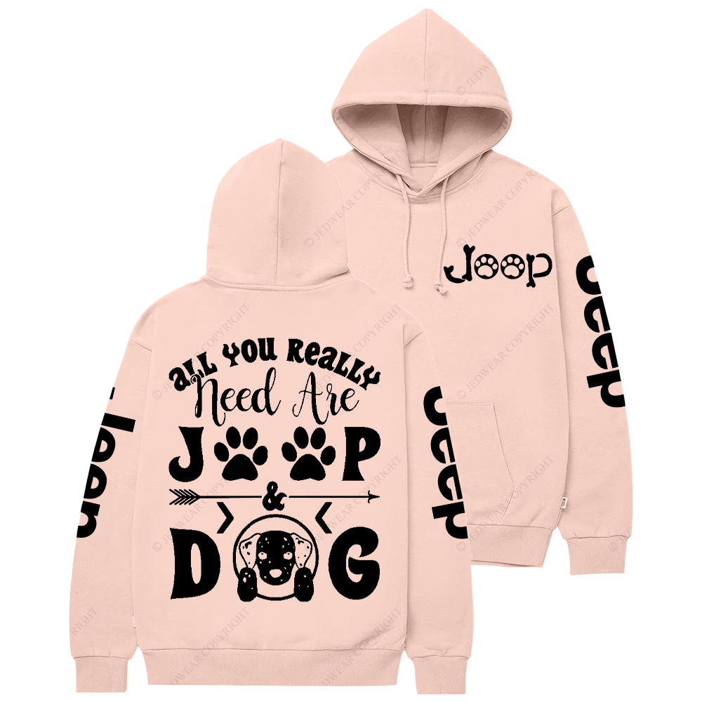 All You Really Need Are Car Dog Jp Casual Hoodie