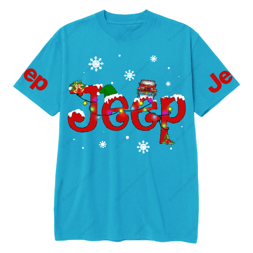 Funny Car Christmas Light Jp T-Shirt