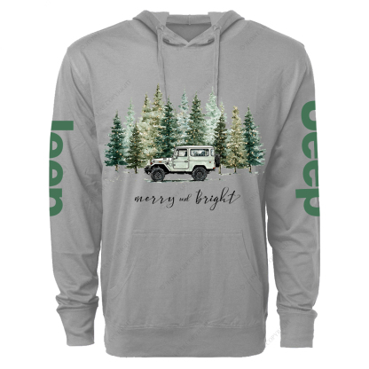 Merry And Bright Jp Oversized Lightweight Hoodie   