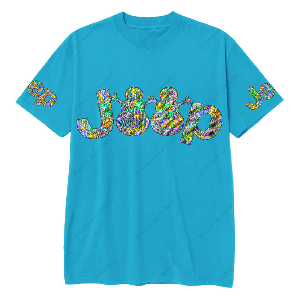 Merry Christmas Snowman Bling Jp T-Shirt