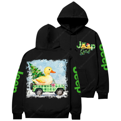 With Green Checkered Christmas Lights Jp Casual Hoodie