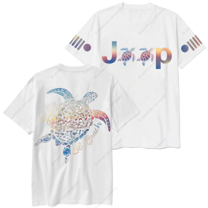 Salty Lie Beach Turtle Jp T-Shirt