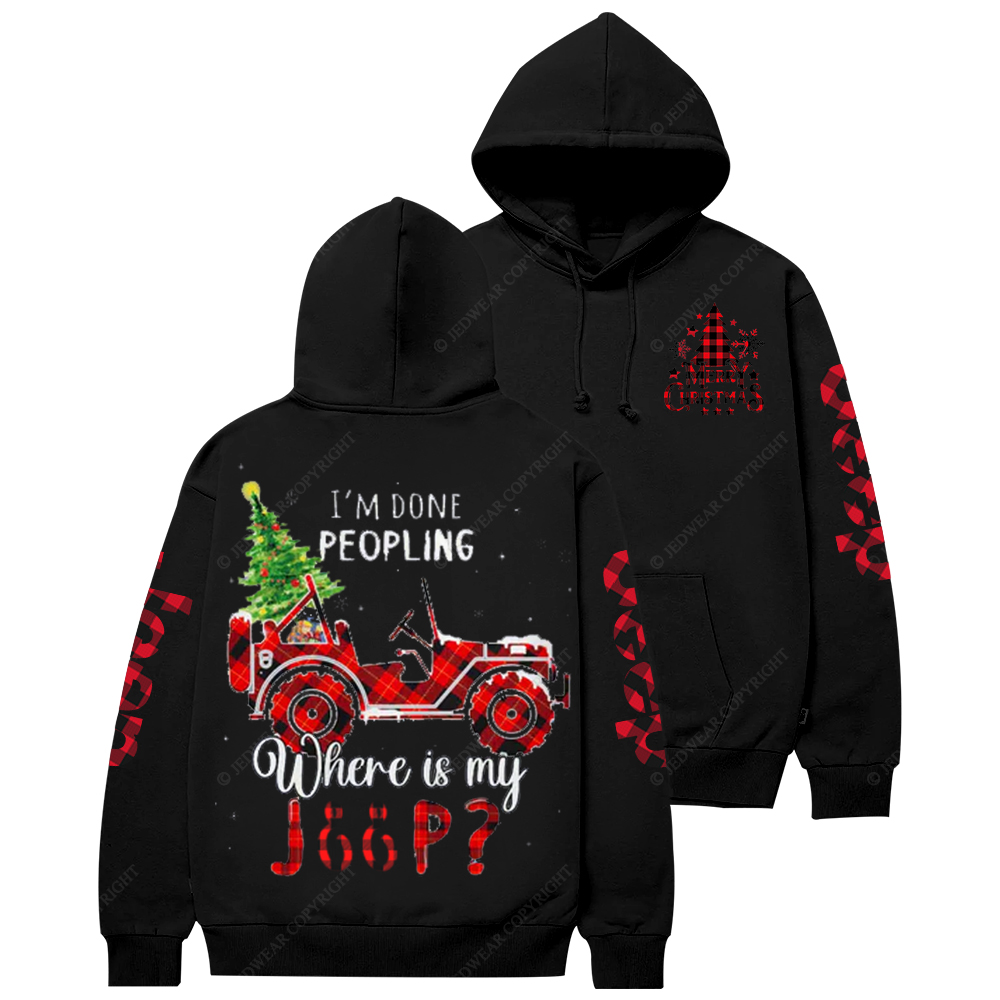 I'm Done Peopling Where Is My Jp Casual Hoodie