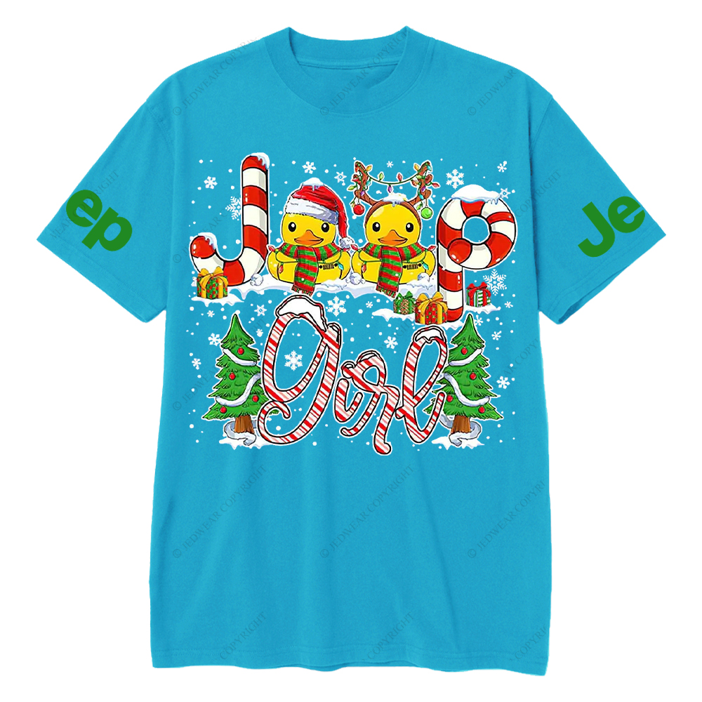 Duck Christmas Girl Jp T-Shirt